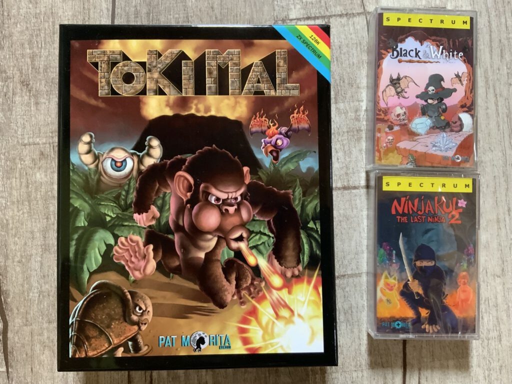 Tokimal, Black And White und Ninjakul: The Last Ninja 2 für Sinclair Spectrum