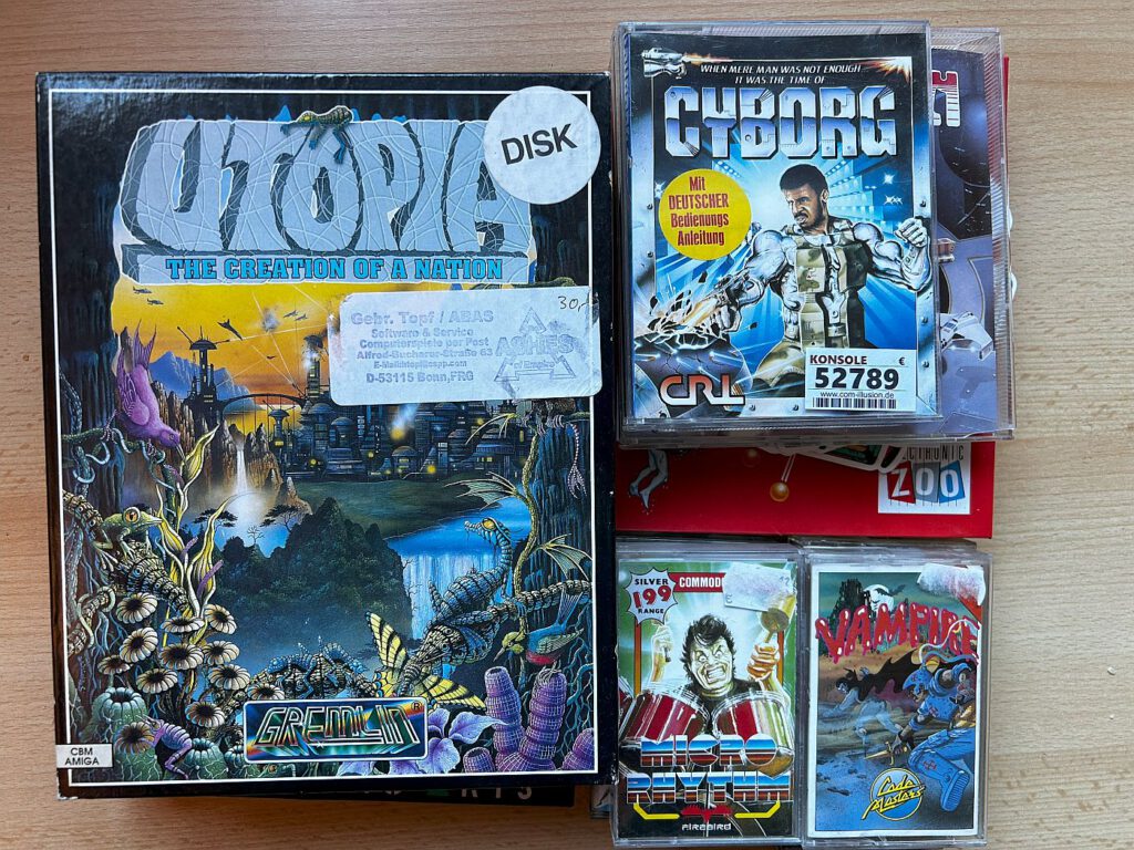 Amiga und C64 Spiele