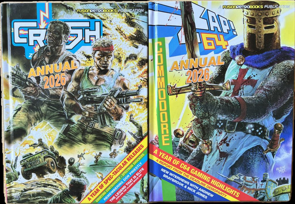 Crash Annual 2026 und ZZap! Annual 2026