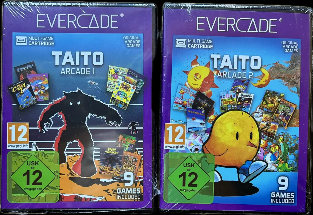Evercade - Taito Arcade 1 und Taito Arcade 2