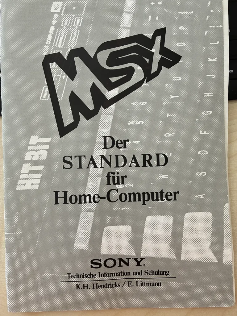 MSX Der Standard für Home-Computer - Tecnische Information und Schulung