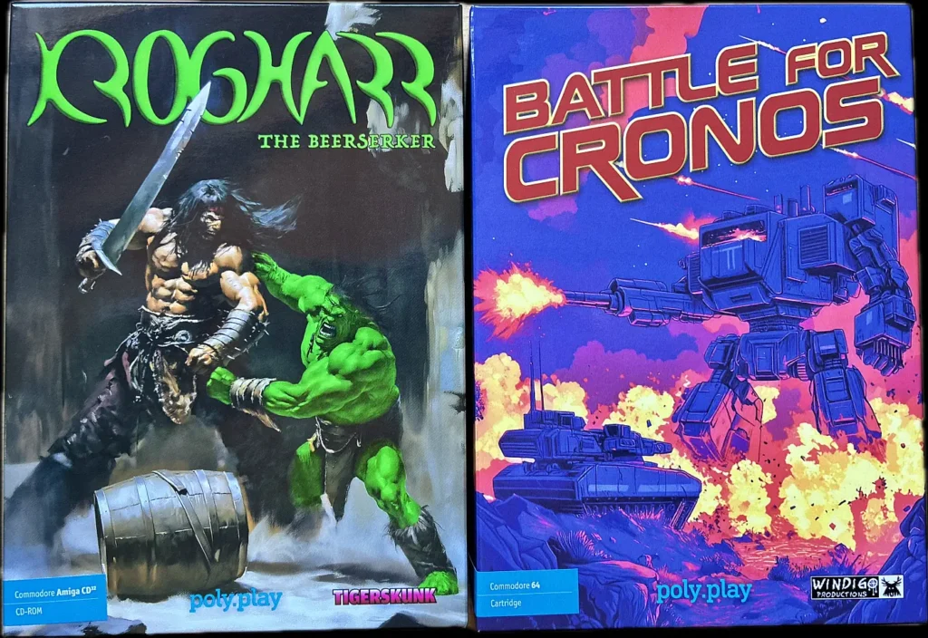 Krogharr The Beerserker - Amiga CD32 und Battle For Cronos - Commodore 64