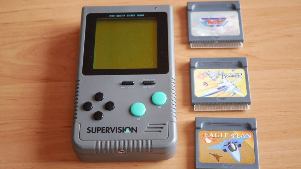 Watara Supervision und Spiele