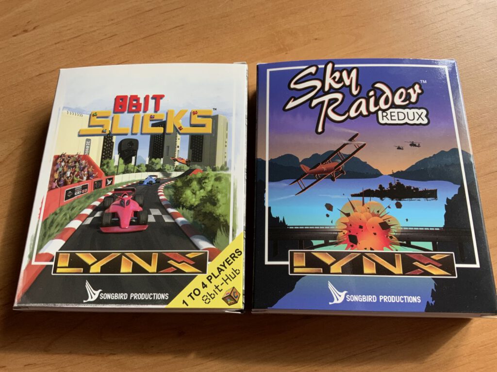 8Bit Slicks und Sky Raider Redux für Atari Lynx