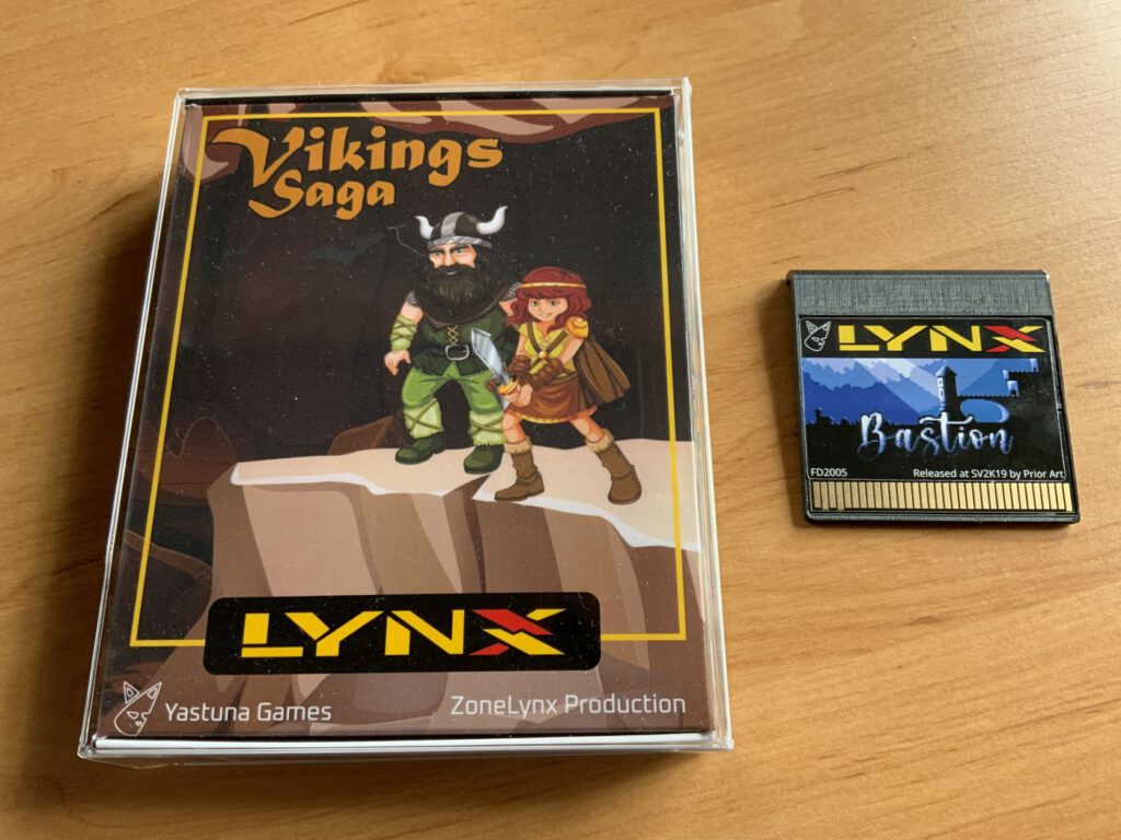 Vikings Saga (Spiel) und Bastion (Demo) für Atari Lynx